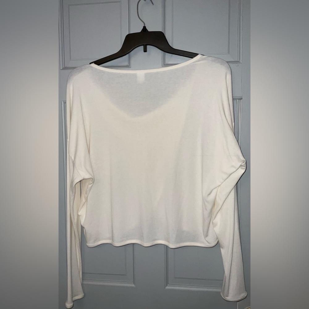 Casual Performance UltraLite Rib-Knit Twist-Front Top AND Tank Twofer Sz XL - Picture 5 of 7